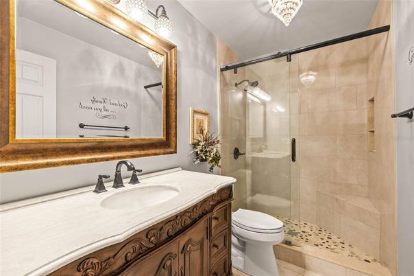 Bathroom, Glass Shower, Interior