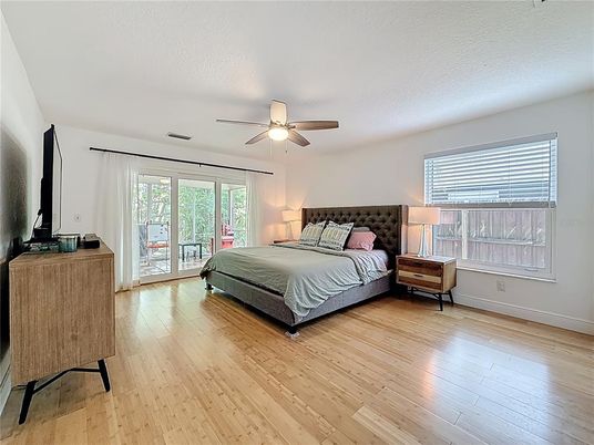 Bedroom, Interior, Wood Texture Flooring