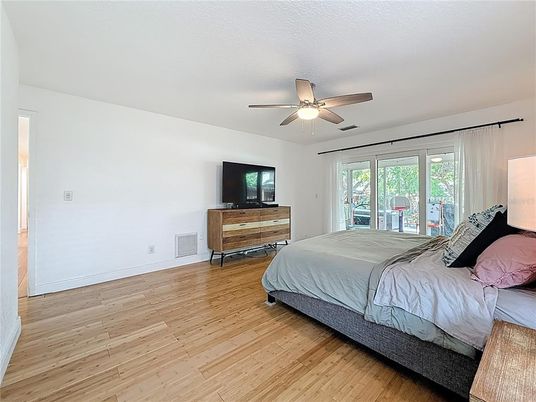 Bedroom, Interior, Wood Texture Flooring