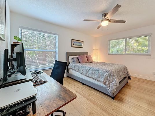 Bedroom, Home Office, Interior, Wood Texture Flooring