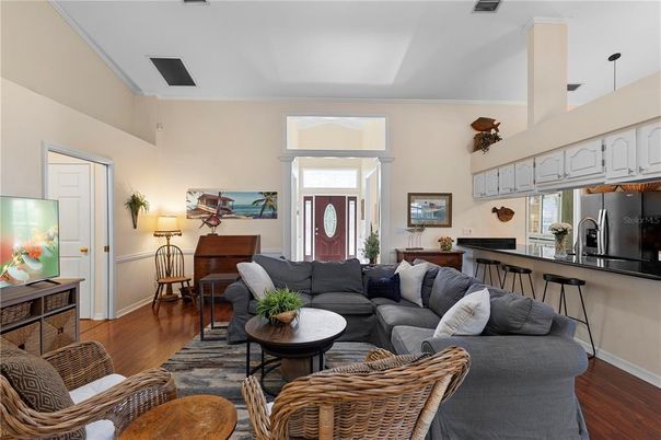 Interior, Kitchen, Living room, Wood Texture Flooring