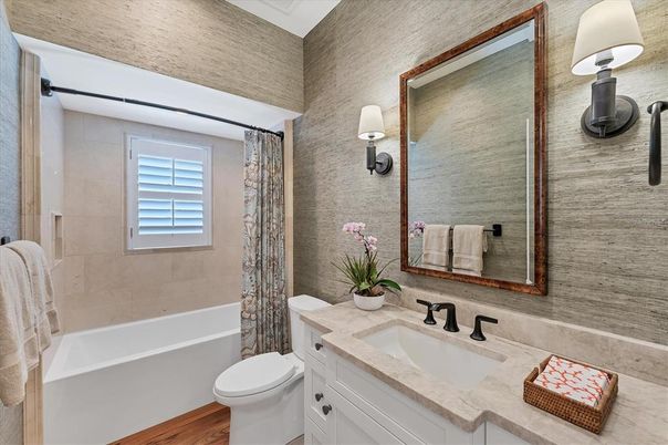 Bathroom, Interior, Wood Texture Flooring