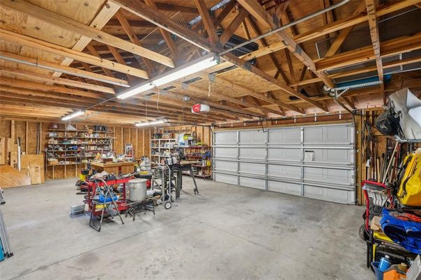 Garage, Interior, Wooden Beams, Wooden Ceilings, Wooden Walls