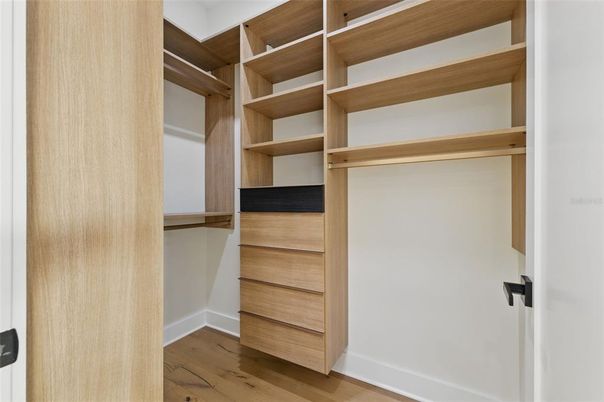 Interior, Walk-in Closets, Wood Texture Flooring