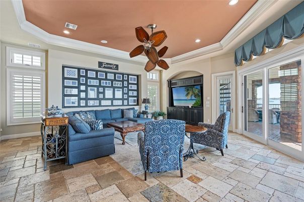 Interior, Living room, Recessed Lighting