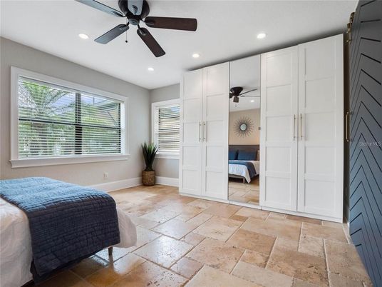 Bedroom, Interior, Recessed Lighting