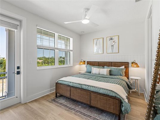 Bedroom, Interior, Wood Texture Flooring