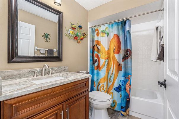 Bathroom, Interior, Wood Texture Flooring