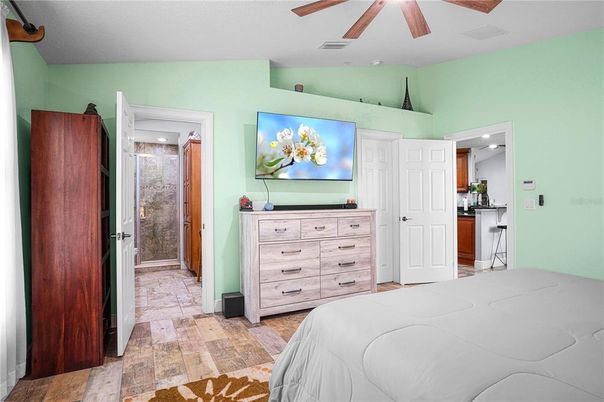 Bedroom, Interior, Recessed Lighting