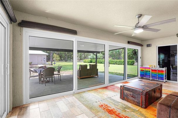 Interior, Sun Room, Wood Texture Flooring