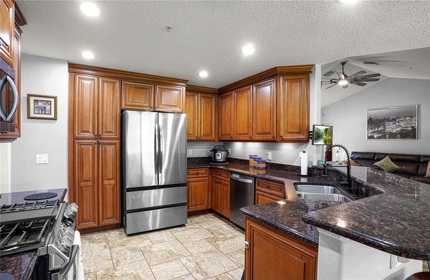 Interior, Kitchen, Recessed Lighting, Stainless Steel Appliances