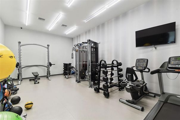 Fitness Equipment, Gym, Interior