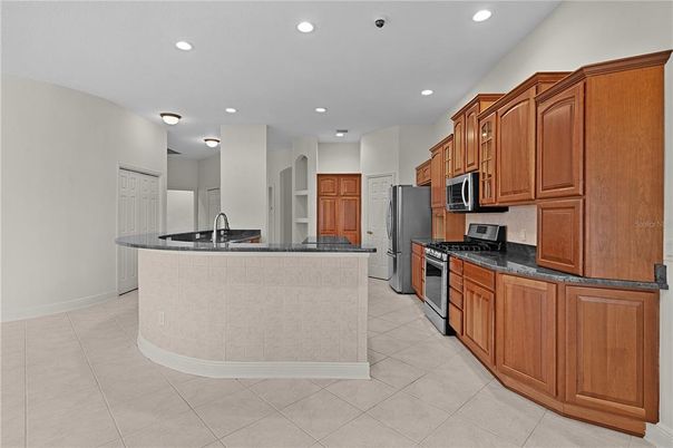 Interior, Kitchen, Recessed Lighting, Stainless Steel Appliances