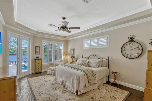 Bedroom, Interior, Wood Texture Flooring