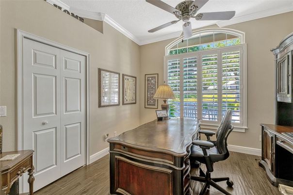 Home Office, Interior, Wood Texture Flooring