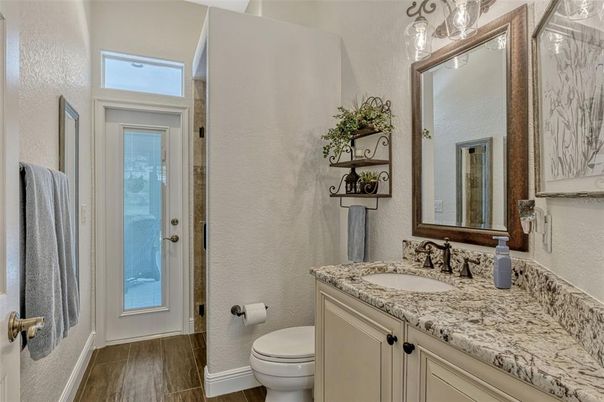 Bathroom, Interior, Wood Texture Flooring