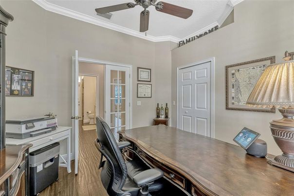Home Office, Interior, Wood Texture Flooring
