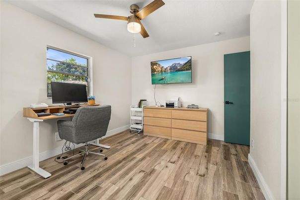 Home Office, Interior, Wood Texture Flooring