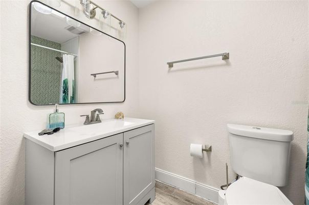 Bathroom, Interior, Wood Texture Flooring