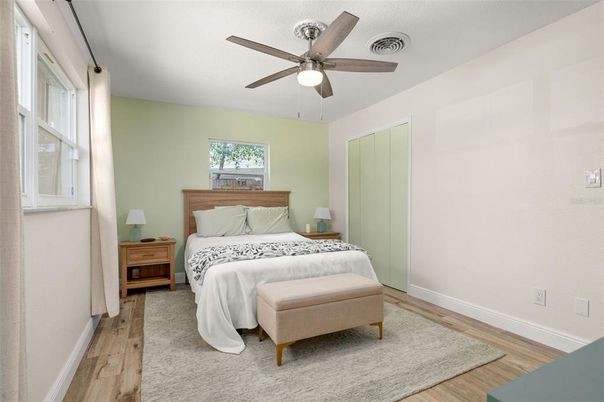 Bedroom, Interior, Wood Texture Flooring