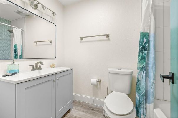 Bathroom, Interior, Wood Texture Flooring