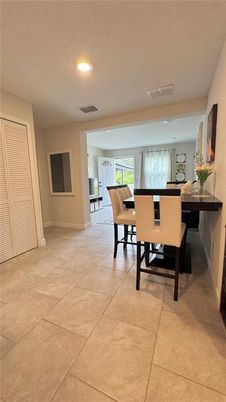 Dining room, Interior, Recessed Lighting