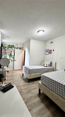Bedroom, Interior, Wood Texture Flooring