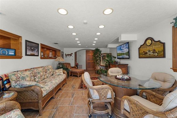 Interior, Living room, Recessed Lighting