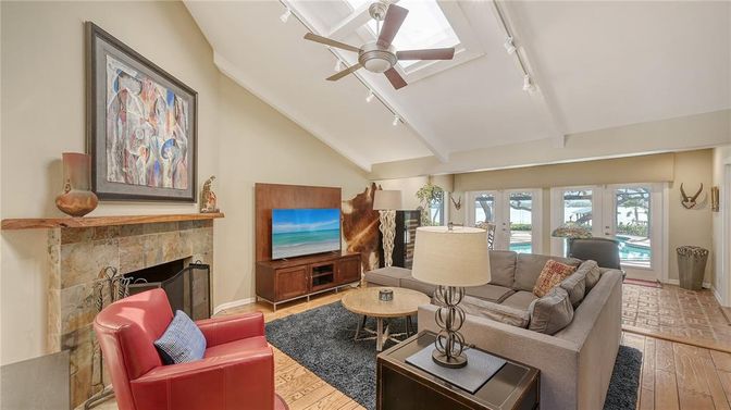 Fireplace, Interior, Living room, Wood Texture Flooring