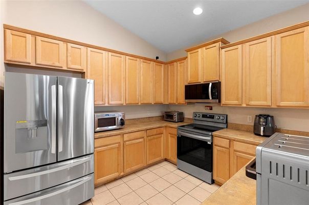 Interior, Kitchen, Recessed Lighting, Stainless Steel Appliances