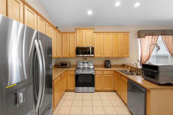 Interior, Kitchen, Recessed Lighting, Stainless Steel Appliances