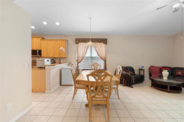 Dining room, Interior, Kitchen, Pendant Lights, Recessed Lighting