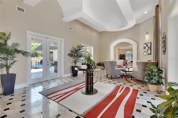 Interior, Living room, Recessed Lighting