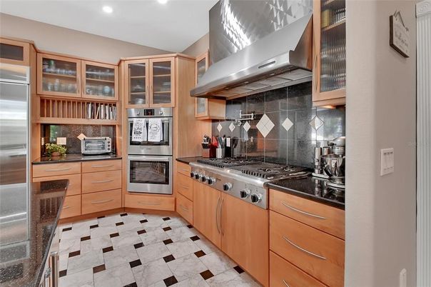 Interior, Kitchen, Recessed Lighting, Stainless Steel Appliances