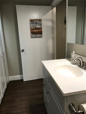 Bathroom, Interior, Wood Texture Flooring