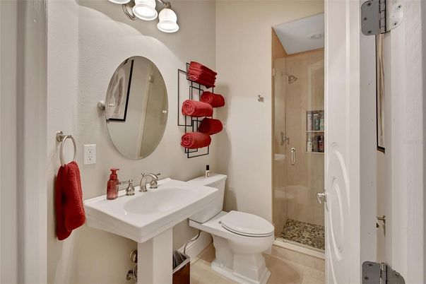 Bathroom, Glass Shower, Interior