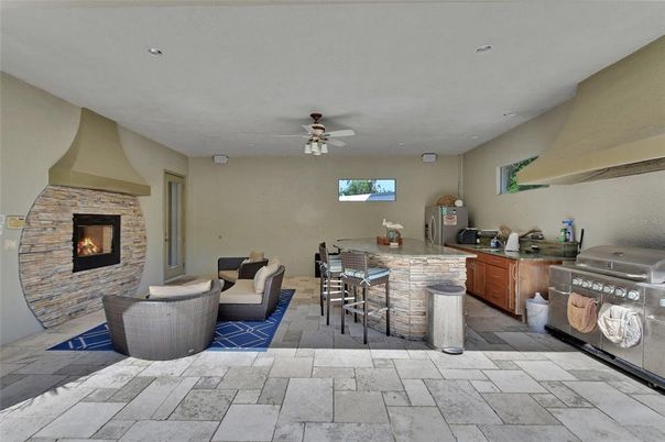 Fireplace, Interior, Recessed Lighting