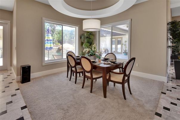 Dining room, Interior, Pendant Lights