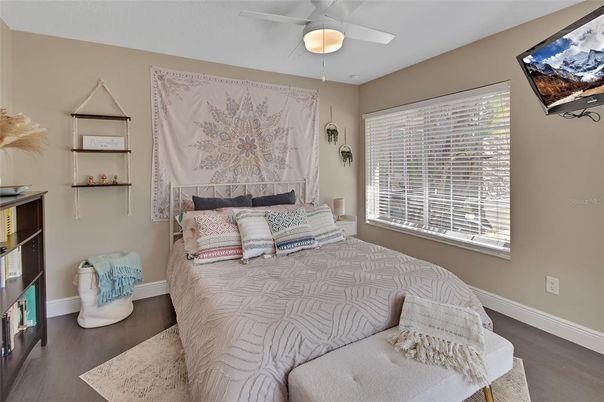Bedroom, Interior, Wood Texture Flooring