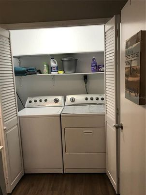 Interior, Utility Closets, Washer, Wood Texture Flooring