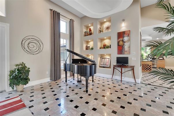 Interior, Piano, Recessed Lighting