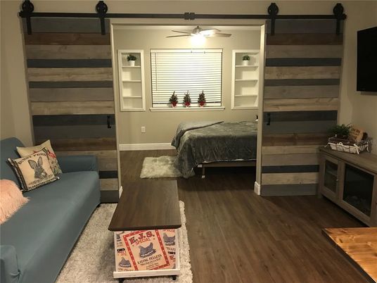 Bedroom, Interior, Wood Texture Flooring, Wooden Walls