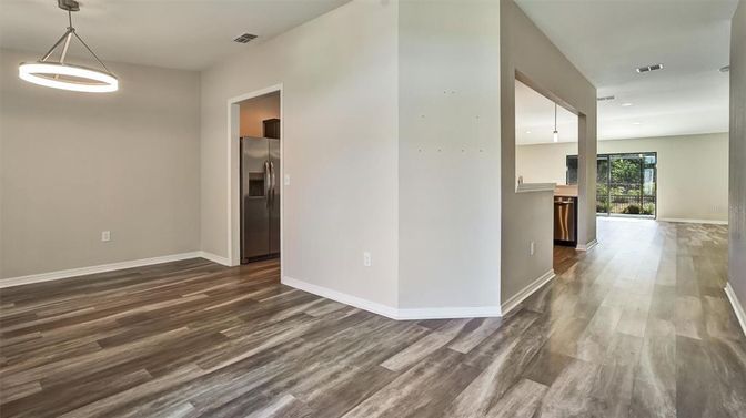 Interior, Pendant Lights, Recessed Lighting, Wood Texture Flooring