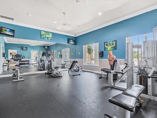 Fitness Equipment, Gym, Interior, Recessed Lighting