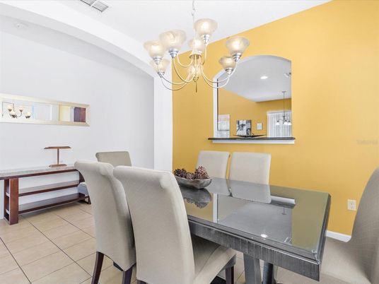 Chandelier, Dining room, Interior, Recessed Lighting