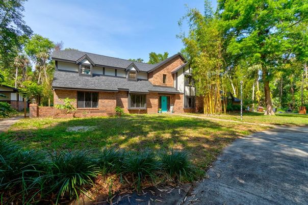 Backyard, Exterior, Facade, Brick Facade, Tudor Revival