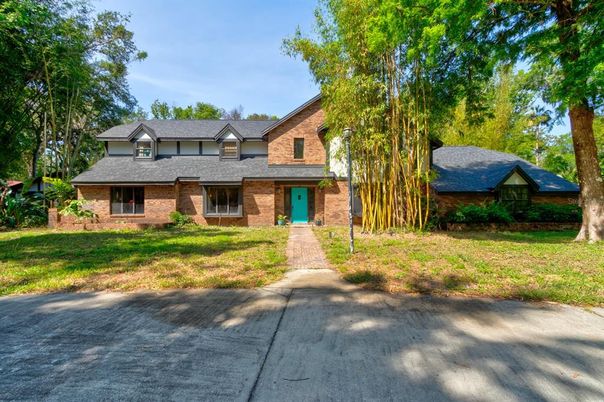 Exterior, Facade, Brick Facade, Tudor Revival