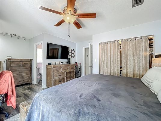 Bedroom, Interior, Wood Texture Flooring