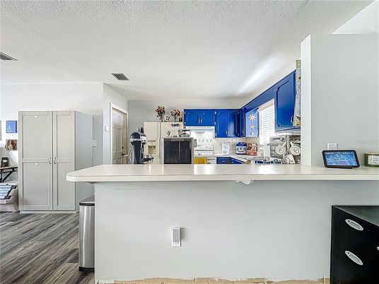 Interior, Kitchen, Wood Texture Flooring