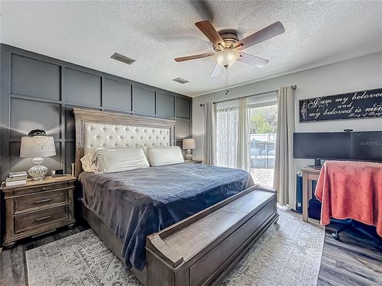 Bedroom, Interior, Wood Texture Flooring